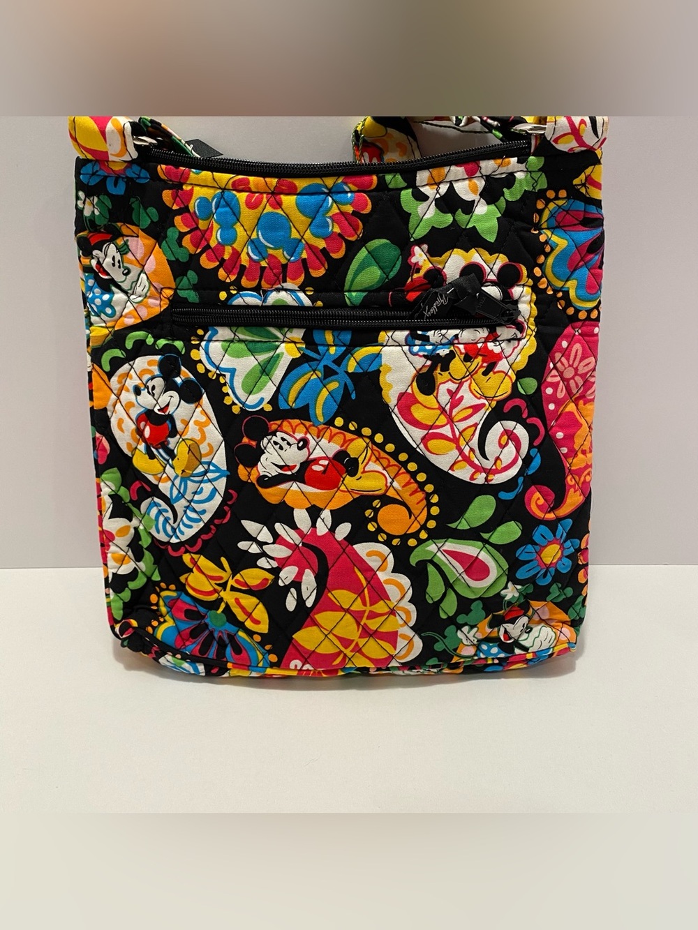 Vera Bradley x Disney Multicolor Hipster Quilted Crossbody NWT Mickey